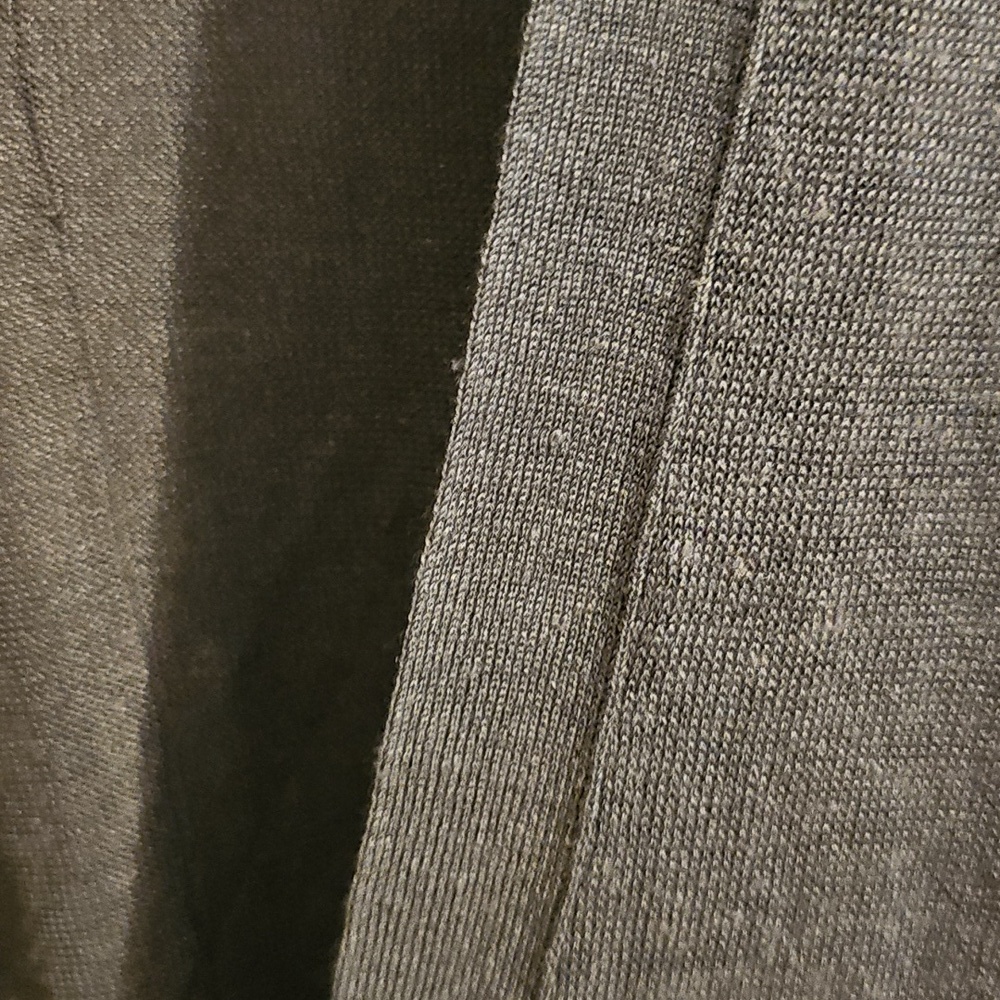 J. Jill Elegant Shadow Gray Women's Open Long Linen Cardigan Sweater Med New - Picture 7 of 7